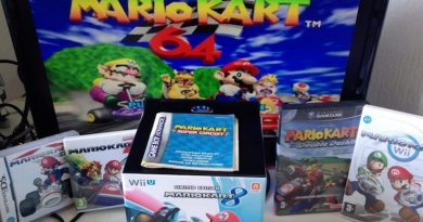 Ma collection de jeux Mario Kart