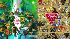 Artwork des 25 et 30 ans de Zelda