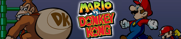 Bannière Mario Vs. Donkey Kong
