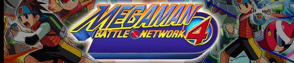 Bannière Mega Man Battle Network 4