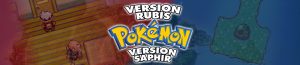 Bannière Pokémon Rubis & Saphir