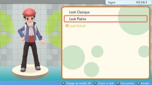 Pokémon DEPS - Le Look Platine